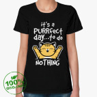 Женская футболка органик