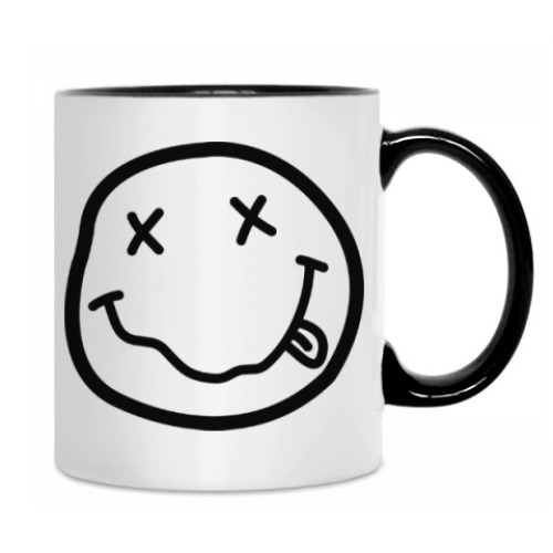 Кружка с принтом Nirvana