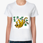 Классическая женская футболка Тигра