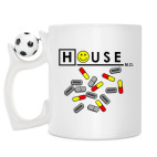 Кружка с футбольным мячиком