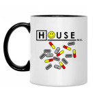 Кружка двухцветная