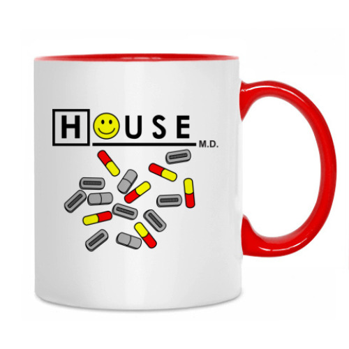 Кружка с принтом House