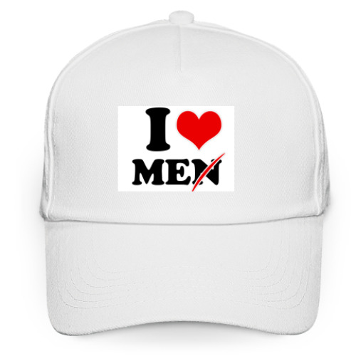 Кепка бейсболка с принтом I love me