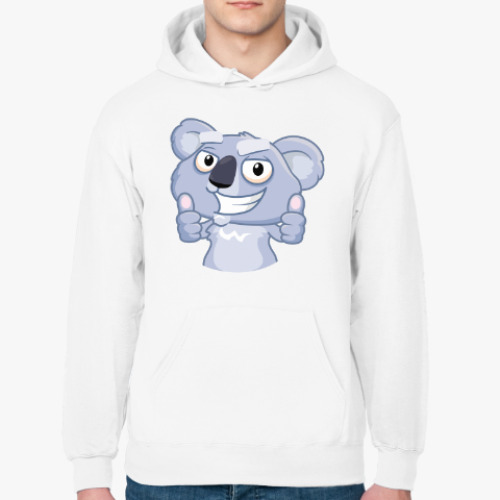 Толстовка худи с принтом Аеее Коала