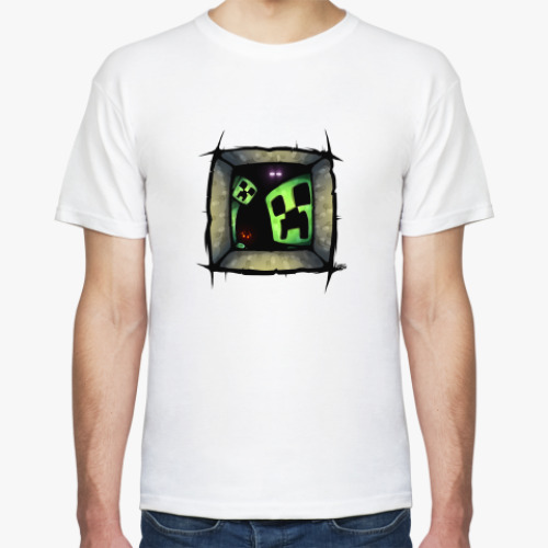 Футболка с принтом Minecraft