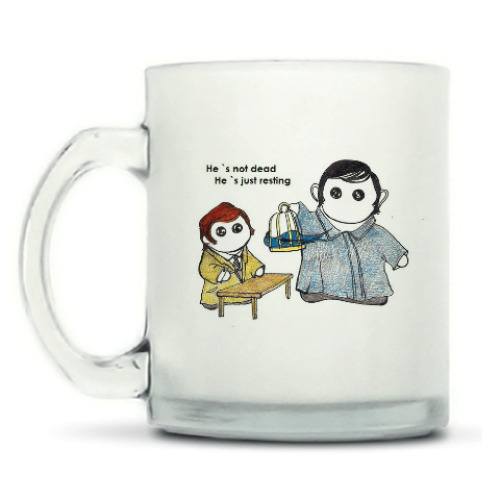 Кружка матовая с принтом  Monty Python