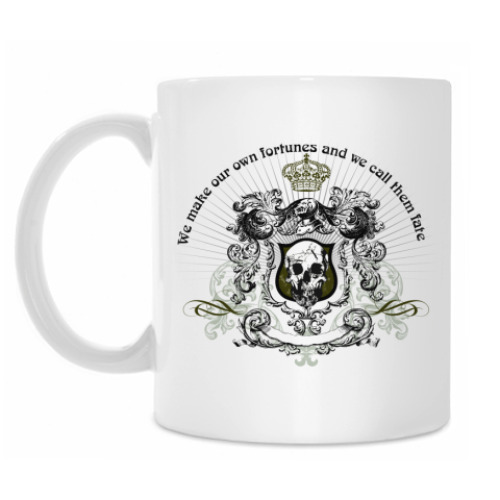 Кружка с принтом Skull fortune