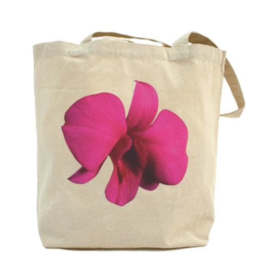 Сумка шоппер с принтом Цветы