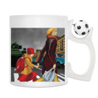 Кружка с футбольным мячиком