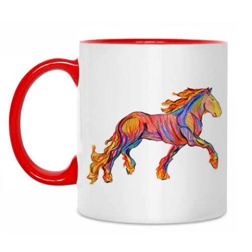 Кружка с принтом Тяжеловоз