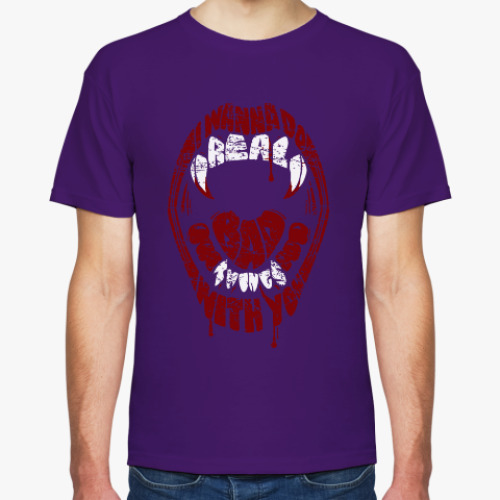 Футболка с принтом Сделать с тобой плохие вещи