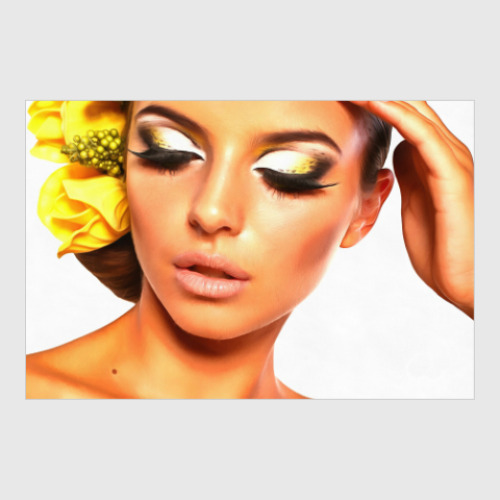 Постер с принтом Модель