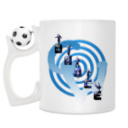 Кружка с футбольным мячиком