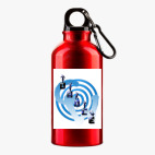 Металлическая бутылка 400 мл UV-DTF