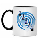 Кружка двухцветная