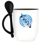 Кружка с ложкой