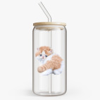 Банка с бамбуковой крышкой