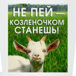 Не пей, козленочком станешь