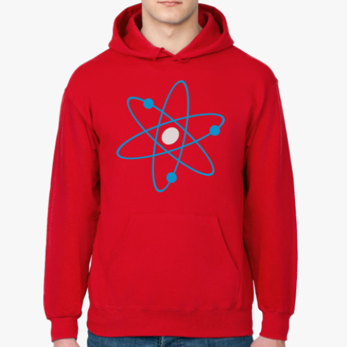 Толстовка худи с принтом Atom