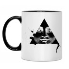 Кружка двухцветная