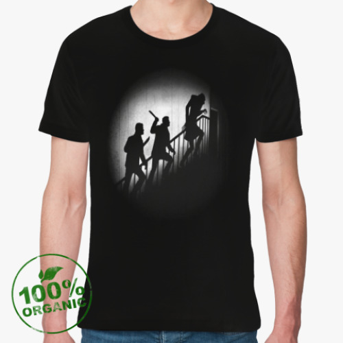 Футболка из органик-хлопка с принтом Supernatural vs Nosferatu