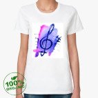 Женская футболка органик