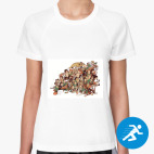 Женская спортивная футболка