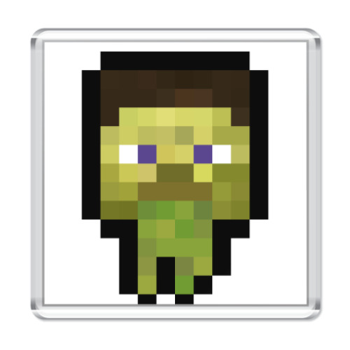 Магнит с принтом Minecraft