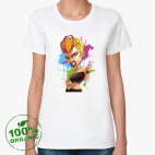 Женская футболка органик