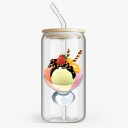 Банка с бамбуковой крышкой