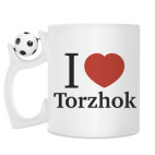 Кружка с футбольным мячиком