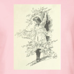 Девушка в листьях (винтаж)