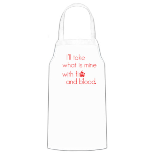 Фартук с принтом Девиз Таргариенов
