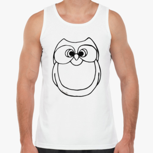 Майка с принтом Сова