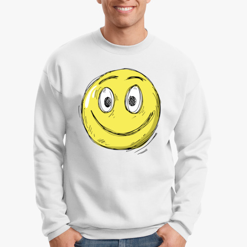 Свитшот с принтом Smile
