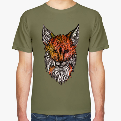 Футболка с принтом Лесной Лис