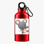 Металлическая бутылка 400 мл UV-DTF