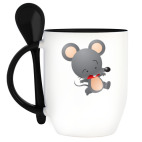 Кружка с ложкой