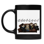 Кружка цветная UV-DTF