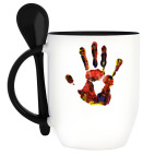 Кружка с ложкой