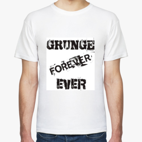 Футболка с принтом Grunge forever