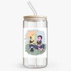 Банка с бамбуковой крышкой