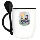 Кружка с ложкой