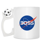 Кружка с футбольным мячиком