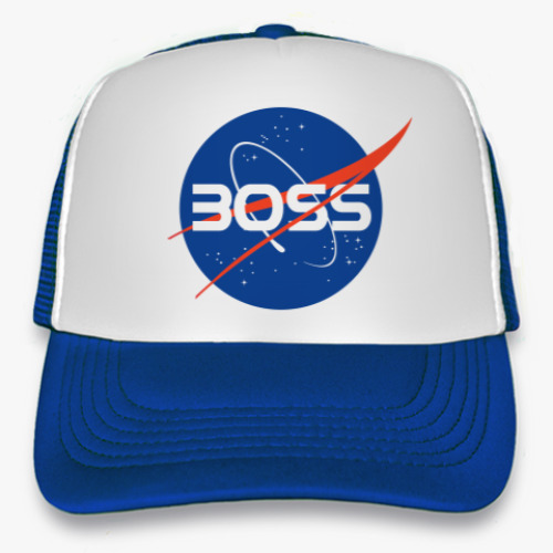 Кепка-тракер с принтом NASA BOSS