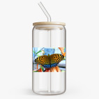 Банка с бамбуковой крышкой