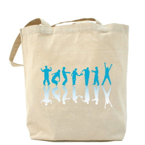 Сумка шоппер с принтом Танец