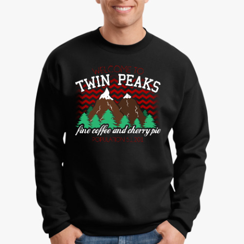Свитшот с принтом Сериал Твин Пикс Twin Peaks