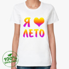 Женская футболка органик