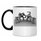 Кружка двухцветная